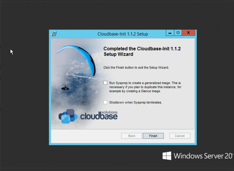 安装 cloudbase-init界面截图（五）