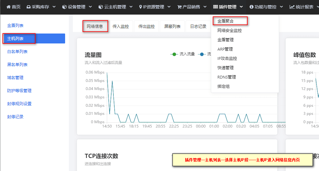 添加成功后即可在【插件管理】—【金盾聚合】中点击相关操作界面截图